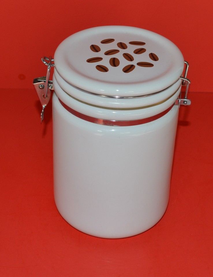 Coffee Bean Canister/ Ceramic/ Jar eBay