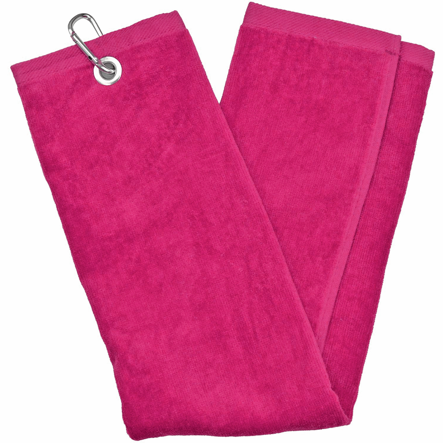 MASTERS TRIFOLD GOLF CLIP TOWEL / LARGE 16" X 21" GOLF BAG TOWEL / ALL