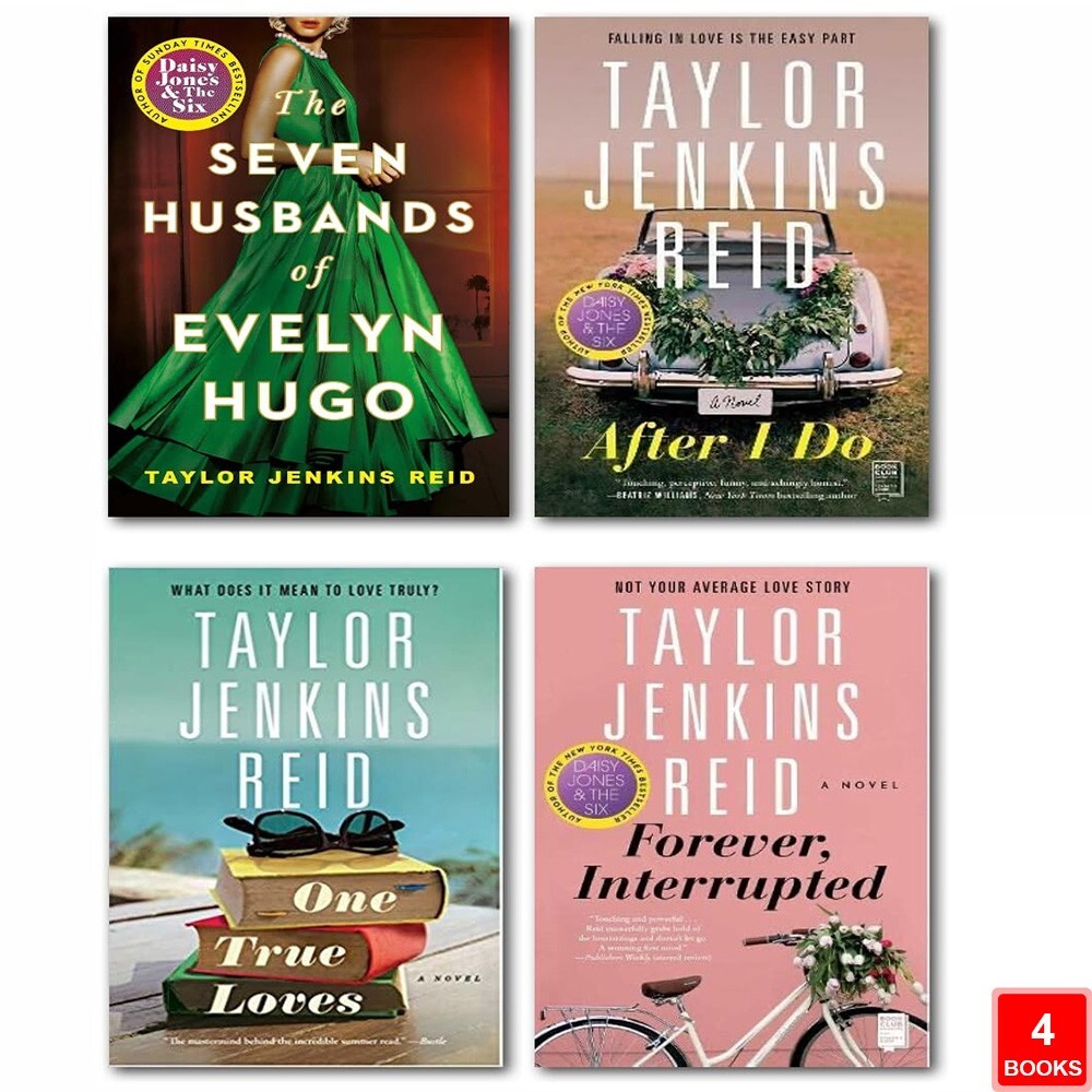 Taylor Jenkins Reid 4 Books Collection Set Forever, Interrupted, After I Do, One