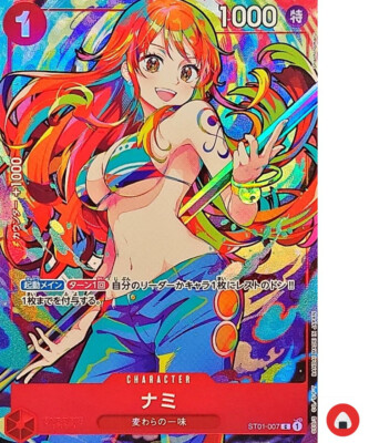 One Piece Karte ST01-007 C Nami Strage Promo Japanisch
