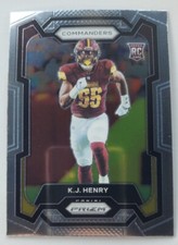 2023 Panini Prizm K.J. Henry Washington Commanders #400 RC