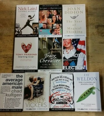 10 THE TIMES SUMMER READS BOOKS by VARIOUS AUTHORS  ** FREE UK POST ** PAPERBACK