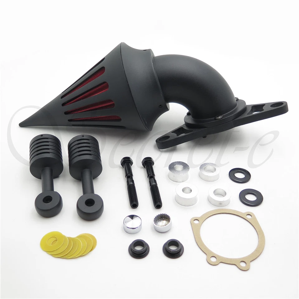 Kits de purificador de aire para Harley Low Rider Touring Road King Electra Softail negro Foto 3 de 4