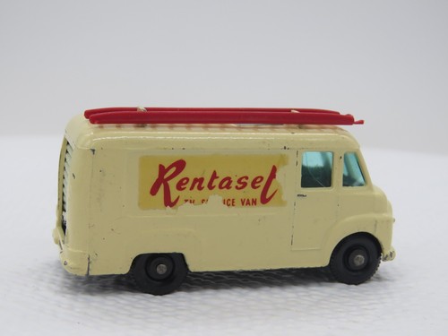 Juego de alquiler de furgoneta de servicio de TV Lesney Matchbox #62 1963 vintage con caja original - Imagen 4 de 12