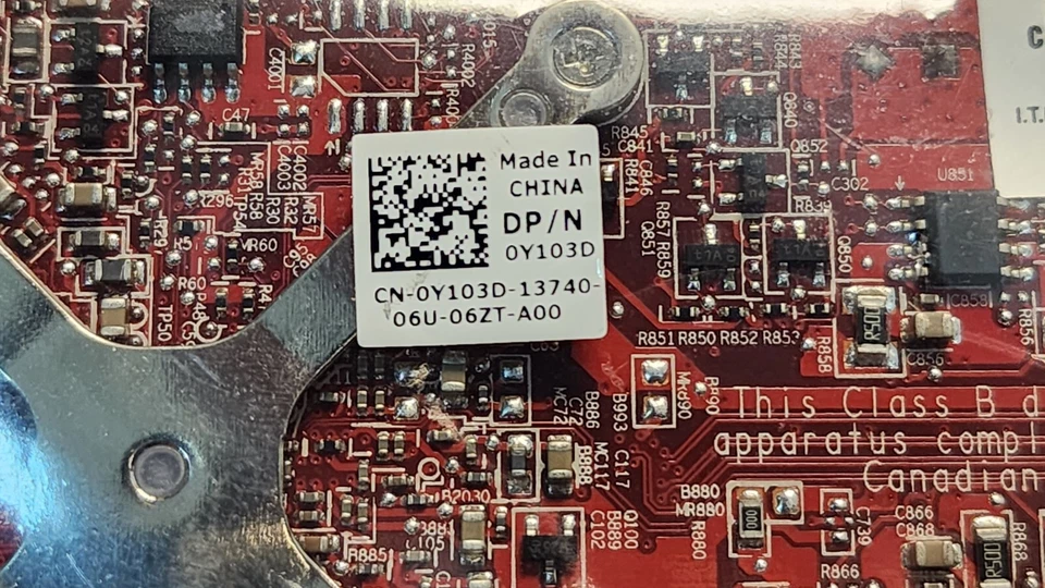 Dell ATI Radeon HD 3450 256MB DDR2 PCIe x16 DMS-59 Low Profile Video Card Y103D - Image 4 of 4