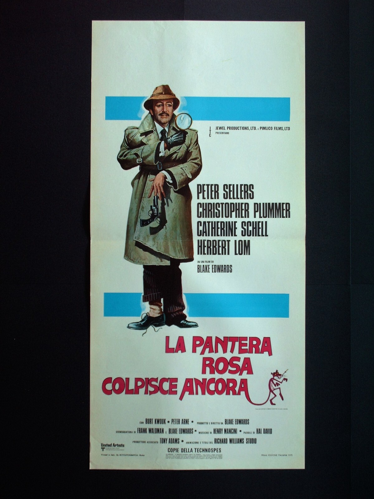 Locandina originale film La Pantera Rosa colpisce ancora (1975) - Regia di Blake Edwards