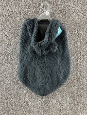 Dog Size L Gray Sherpa Hoodie With Ears Shirt Outdoor Apparel for Pets Warm Pet