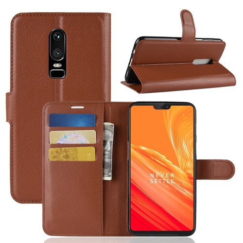 Leather slot wallet stand flip Cover Skin Case For OnePlus 5/5T/6/6T/7/8/9/CE4 - Picture 9 of 15