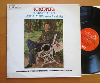 ASD 2463 Prokofiev Symphony 2 Le Pas D'Acier Rozhdestvensky EMI Melodiya EX/VG