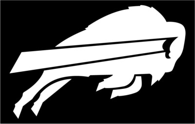 Buffalo Bills Window Sticker Decal - White