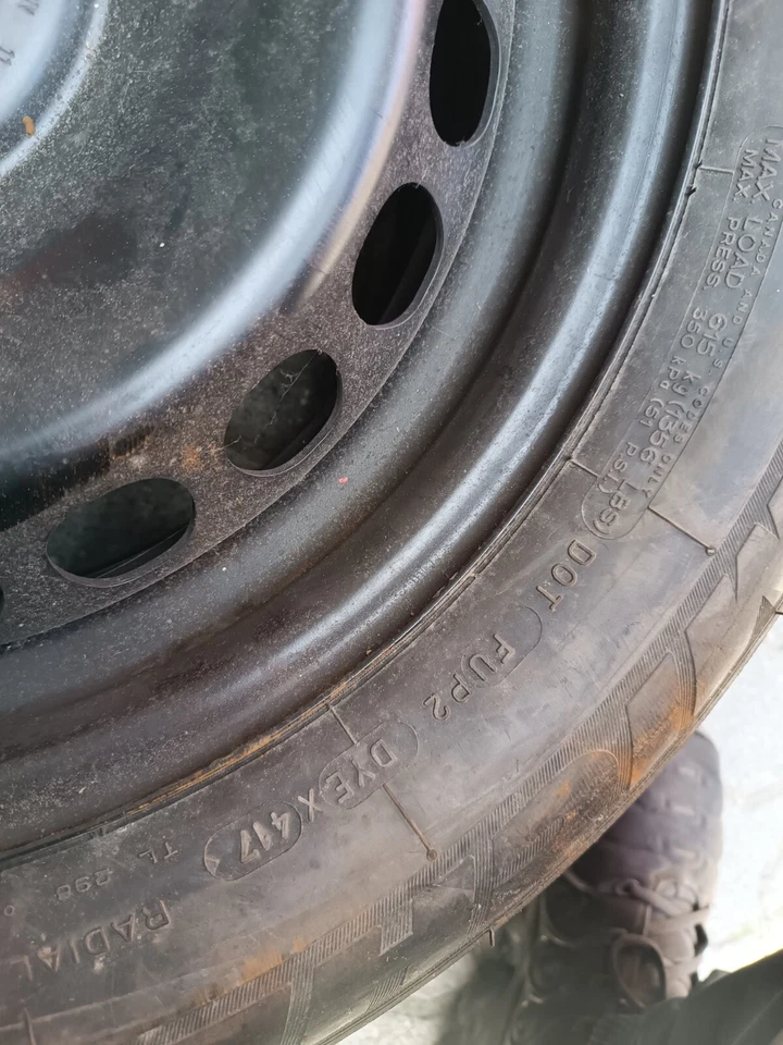 Audi A4 B5 VW Passat 3B B5 Ersatzrad 6Jx15 Stahlfelge 205/60R15 91V 8D0601027 - Bild 4 von 4