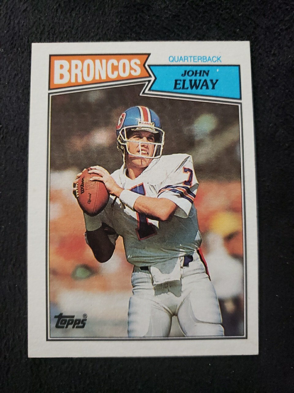 🏈1987 Topps #31 John Elway🏈EX🏈