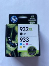 HP 932XL Black High-Yield  933 Cyan, Magenta, Yellow Ink Cartridges N9H62FN 