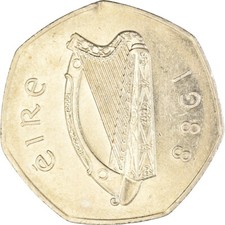 #1464998 M&uuml;nze, Ireland, 50 Pence, 1988