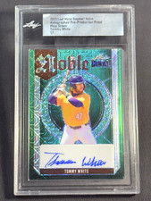 2023 Leaf Metal GREEN REFRACTOR PROSPECT ROOKIE AUTO Tommy White 1/1, ERROR !!