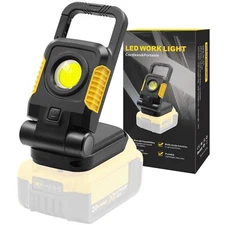 18V/20V Cordless Work Light, 25W Portable Flood Light, Super Bright COB LED w...