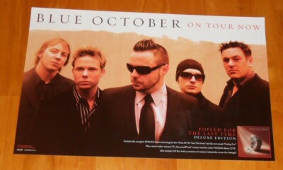 Blue October on Tour Foiled for the Last Time Poster Promo Original ...