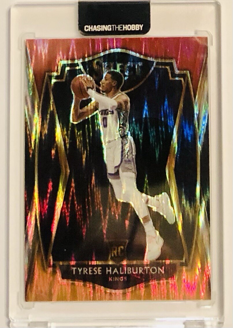 2020 Panini Select Pacers Red/White/Orange Flash Tyrese Haliburton RC #189
