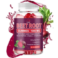 Beets Soft Chews Gummies with Beetroot & Magnesium - Circulation Support