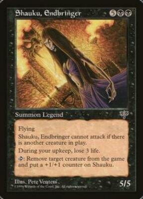MRM FR/VF Shauku, Endbringer - Shauk��, Messag�re du d��clin GOOD MTG magic MIR