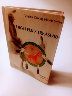  High Elk's Treasure Hardcover 1st Edition, 1972 Vintage  school book club as is