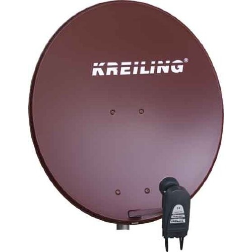 Thumbnail - Kreiling Kr Ae 80 Style Alu Rot Sat-spiegel Satellitenschüssel