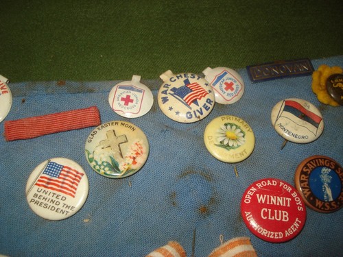 30er - 50er Jahre PINBACK BUTTON SAMMLUNG, POLITIK, WWII, COLLEGE ETC. 75+ - Bild 14 von 15