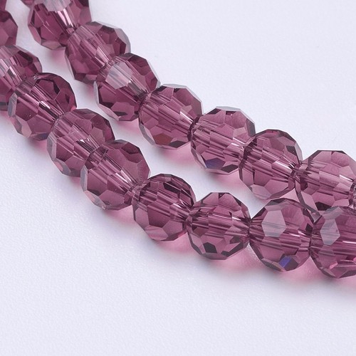 10 Strds Normal Glass Beads Round Faceted Tiny Loose Beads Strands Crafting 4mm - Picture 17 of 61