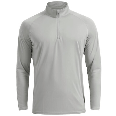MAGCOMSEN Men's UPF 50+ Long Sleeve Quarter Zip Sun Shirt - Quick Dry Fishing & Outdoor Top 3 thumbnail image