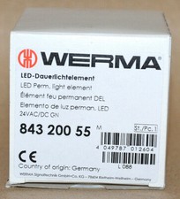 WERMA 84320055 LED-Dauerlichtelement 24V AC/DC GN NEU