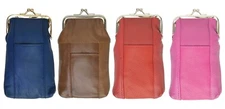 GENUINE LEATHER CIGARETTE TOBACCO LIGHTER HOLDER SOFT FRAMED CASE U.S Seller