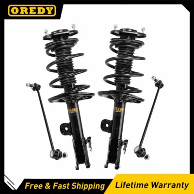 4PCs Front Struts & Sway Bar Links Kit for 2006 - 2012 Toyota RAV4 2.4L & 2.5L