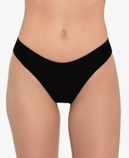 NWT Salt  Cove Scoop Hipster Bikini Bottoms Juniors Sz XL Black Cheeky Fit