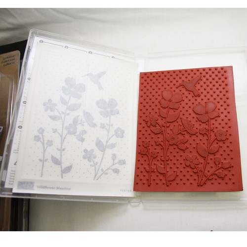 Stampin Up Wildflower Meadow Happy Flower Bloomin' Marvelous Stamps Hummingbird - Picture 5 of 6