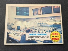 1969 OPC Man On The Moon Card # 16A Monitor Countdown (VG/EX)