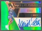Isaiah Rider 2017-18 Panini Select In Flight Signatures On Card Auto Green /65