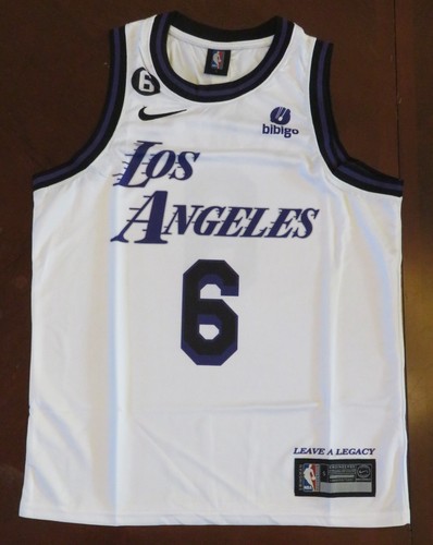LeBron James Basketball Jersey White