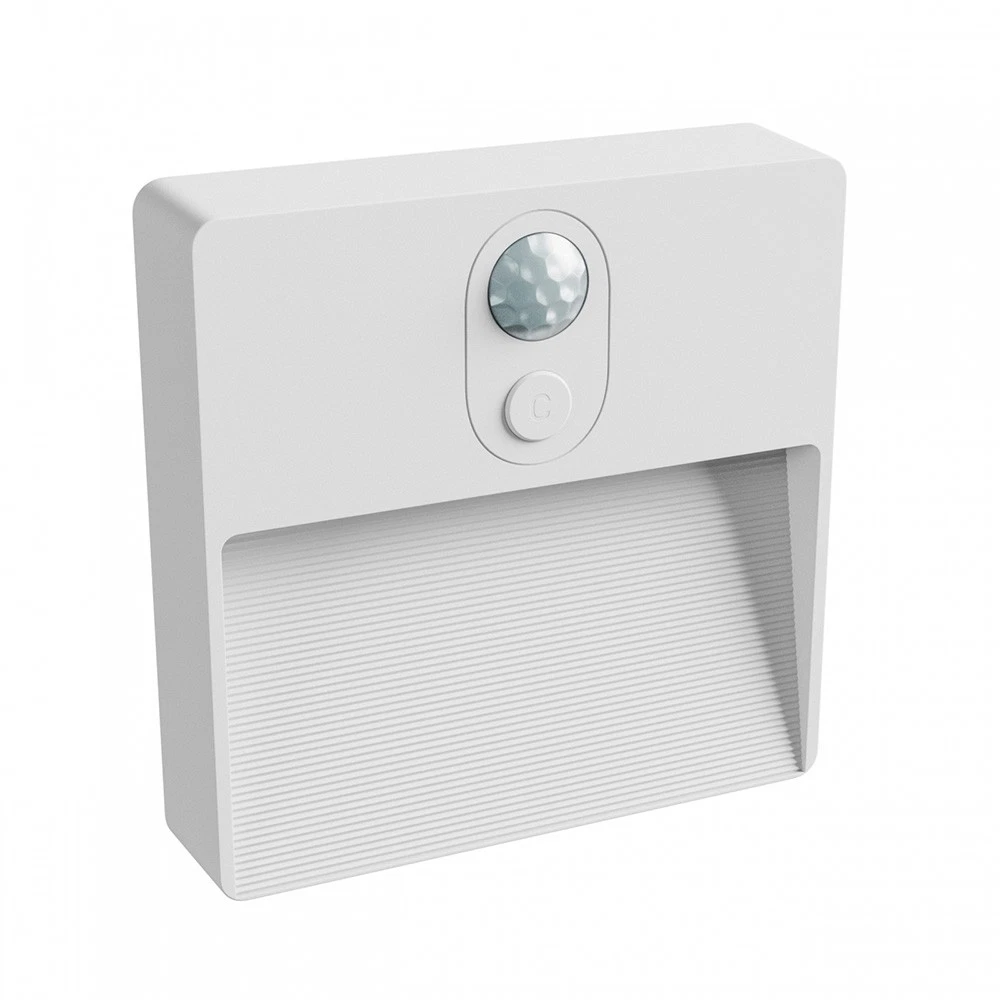 2x Spectrum LED Batería Luz Nocturna Lumina Pop Blanco RGBW 3000K Detector de Movimiento USB-C