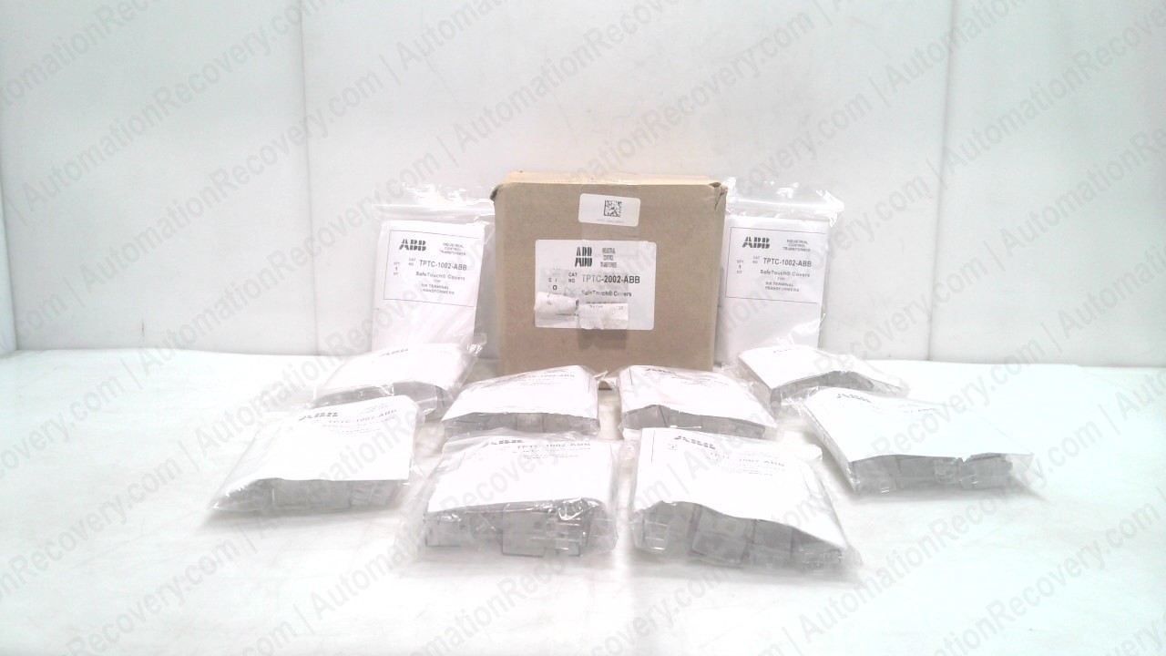 ABB TPTC-2002 - BOX OF 10, SAFE-TOUCH TERMINAL COVER KIT, NEW #351884