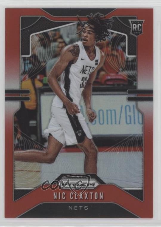 2019-20 Panini Prizm Rookie Red 29/299 Nic Claxton Nicolas #292 yf4