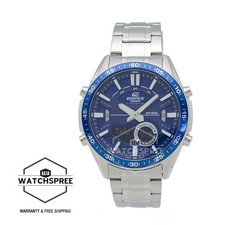 Casio Edifice EFV-C Analog-Digital Stainless Steel Band Watch EFV-C100D-2A