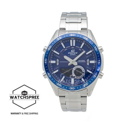 Casio Edifice EFV-C Analog-Digital Stainless Steel Band Watch EFV-C100D-2A