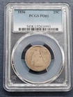 1856 Seated Liberty Quarter 25c LOWBALL Graded PCGS POOR 1 PO1 #94755
