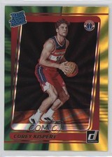 2021-22 Panini Donruss Rated Rookie Holo Green & Yellow Laser Corey Kispert e9p