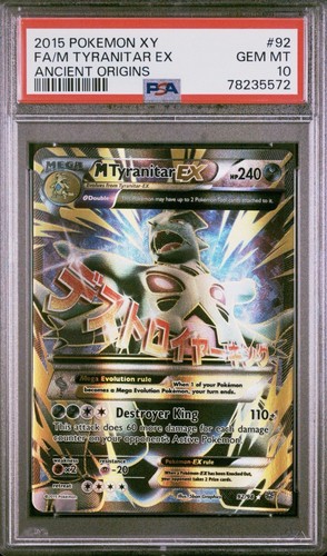 M Tyranitar-EX graded PSA 10 for sale on eBay