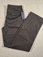 Polo Ralph Lauren Boys Black Pants Size 18 Classic Fit NWT