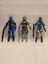 GI Joe Torpedo Wet Suit Cobra Eels Cobra Undertow Hasbro Vintage Diver Lot x4