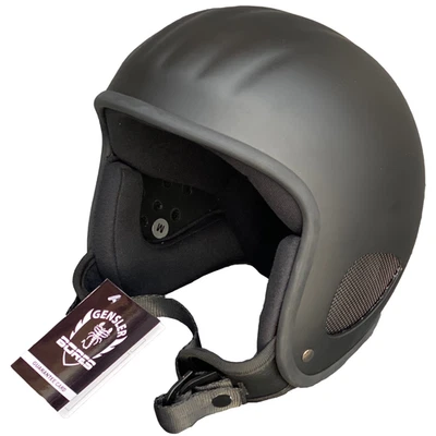 Bores-Gensler SRM3 Slight Open Face Helmet Matte Black Motorcycle Helmet Cruiser Chopper - Image 1 of 3