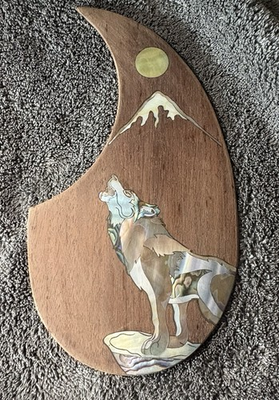 #ad Wolf Acoustic Guitar Pickgaurd Abalone $49.26