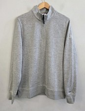 Nike Dri-Fit Player Half Zip Golf Pullover Heather Gray DH0986 Men's Size Small